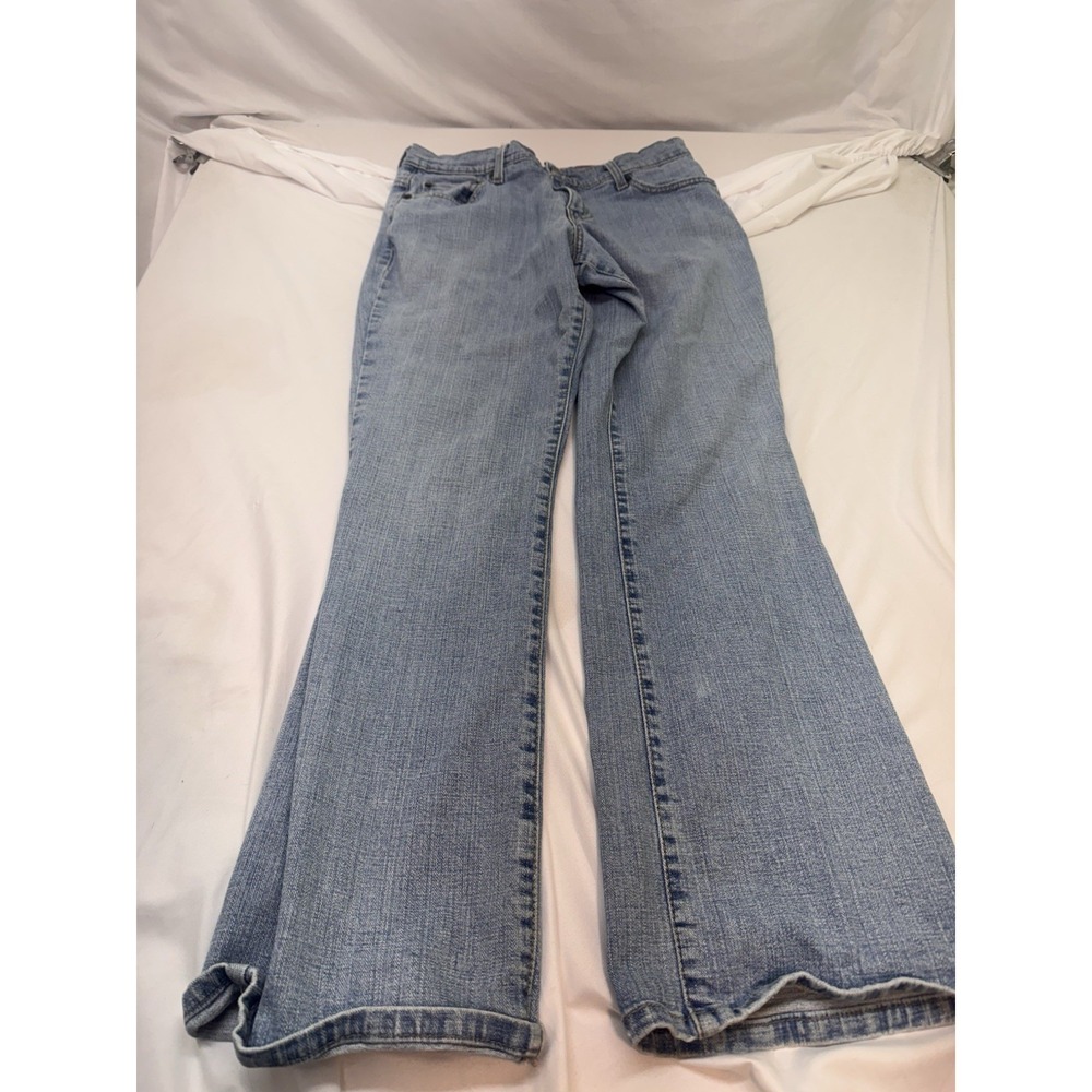 Levi's 550 Jeans Womens 10M Blue Relaxed Bootcut Stretch Y2K Light Wash Low Rise